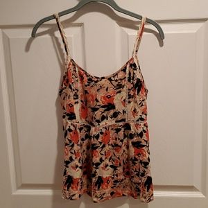 Flowy floral tank top